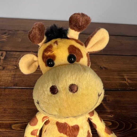 Burton + Burton 2005 Geriff Giraffe yellow brown stuffed animal plush 11” - Picture 2 of 11